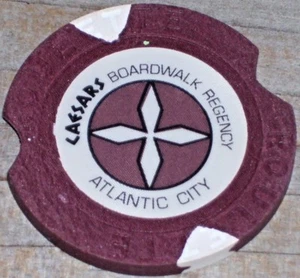 1ST ED ROULETTE CHIP(DSB) CAESARS BOARDWALK REGENCY CASINO ATLANTIC CITY - Bild 1 von 2