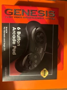 Retro-Bit Official Sega Genesis Controller 6-Button Arcade Pad; new; sealed - Picture 1 of 6