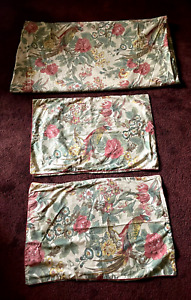 Egyptian Cotton Floral Birds in a Garden/ Full Queen Duvet Cover + 2 Shams -3 Pc