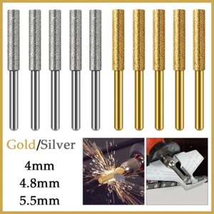Chainsaw Sharpener Grinding Stone File Tool Diamond Sharpening Grinding Ø4~5.5mm - Picture 1 of 12