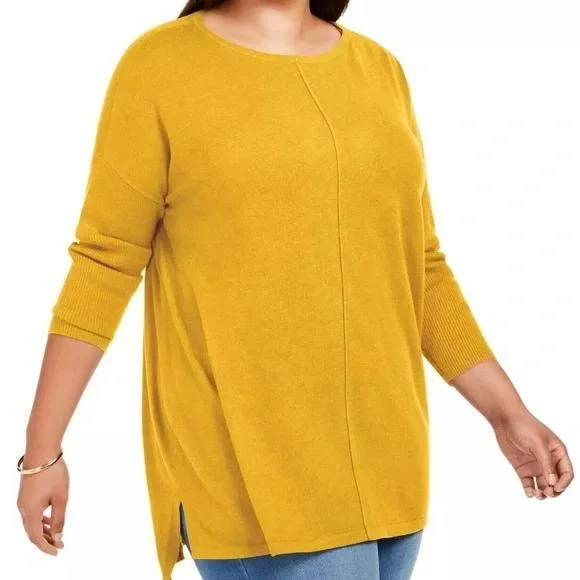 Suéter túnica MSRP $57 Style & Co plus size costura frontal tamanho OX - Imagem 1 de 1