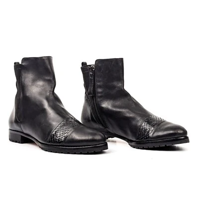 Alexandre Birman Mujeres Cuero Negro Cremallera Tobillo Elegantes Botas de Oficina 6US EUR 36 Foto 1 de 4