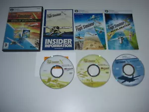 Microsoft FLIGHT SIMULATOR X GOLD inkl. BESCHLEUNIGUNG Add-On PC DVD Rom FSX Deluxe - Bild 1 von 1