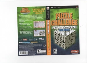 Puzzle Challenge Kreuzworträtsel PSP NUR KUNSTWERK authentisch - Bild 1 von 1