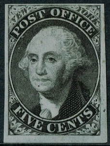 [st7001] New York N.Y. 5c Washington from the Plate of Nine (9X1P5 various) RARE - Picture 1 of 2