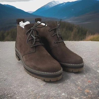 Timberland Botas Courmayeur Chukka Marrón Suela Botines Tobillo Mujer’s 5.5 Usadas en Excelente Condición Foto 1 de 4