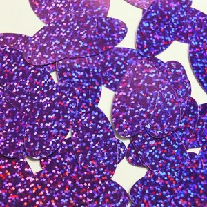 Lentelleras ovaladas de 1,5" de amatista púrpura brillo brillo brillantes hechas en EE. UU. - Imagen 1 de 2