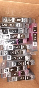 Virgin Empty Genuine Canon CLI-42 Inkjet Cartridges w/Chip .75 cents each - Zdjęcie 1 z 1