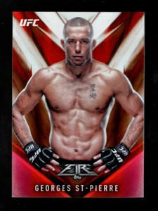 2017 TOPPS UFC FIRE RED HOT #1 GEORGES ST-PIERRE 100/142 - Picture 1 of 1