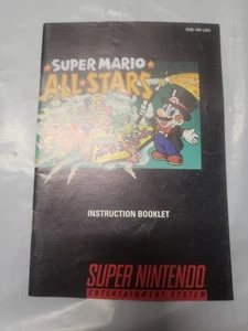 Super Mario All-Stars (Nintendo SNES) Authentic MANUAL ONLY *No Game - Picture 1 of 2