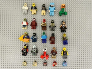 Lot Of 20 Lego Random Minifigures Parts City Minecraft Ninjago Plus Torso - Picture 1 of 5