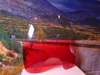 Parabrisas Harley 19" Softail Fat Boy FLSTN Rubí Transparente MEP6362 Memphis Tonos X1 Foto 1 de 4