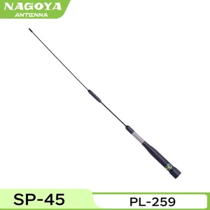 Nagoya SP-45 Dual Band PL-259 Car Antenna for Mobile Radio Black Color - Picture 1 of 6
