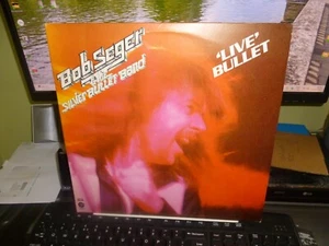 BOB SEGER & THE SILVER BULLET BAND. " LIVE BULLET " DOUBLE ALBUM. UK 1976 G/F. - Picture 1 of 7