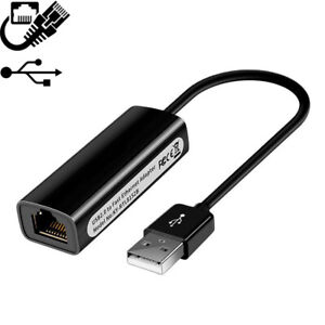 USB LAN Adapter USB 2.0 Netzwerk Adapter Patchkabel DSL RJ45 Netzwerkadapter NEU