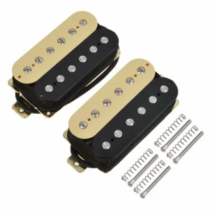 2x Double Coil Humbucker Pickups B/N for Electric Guitar HBC-IV+BK - Picture 1 of 5