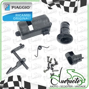 KIT SERRATURA SELLA SELLONE APERTURA E CHIUSURA PER VESPA LX 50 125 150 PIAGGIO - Foto 1 di 1