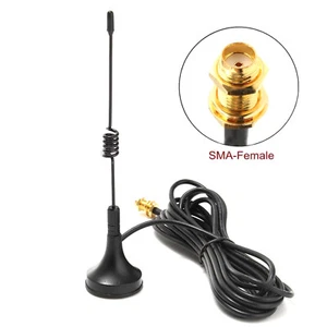 SMA-Female Dual Band Antenna For BaoFeng 888s UV-5R Walkie-talkie Radio Vehicle - Zdjęcie 1 z 8