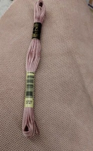 HAND DYED LILACS & MAUVE FADE 16 CT AIDA CROSS STITCH FABRIC 13" X 17" - Picture 1 of 3