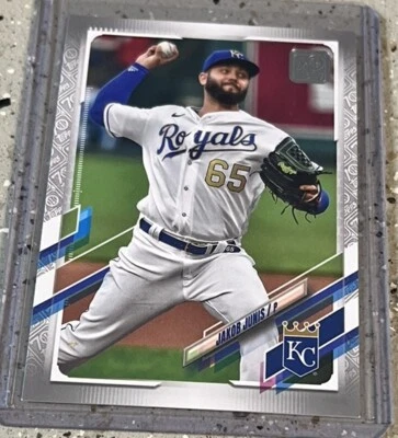 2021 Topps 70 Border /70 Jakob Junis No. 19 ! - Image 1 of 2