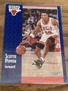 1991 Fleer Basketball Scottie Pippen #33 Nice! Look👀🔥 - Picture 1 of 2