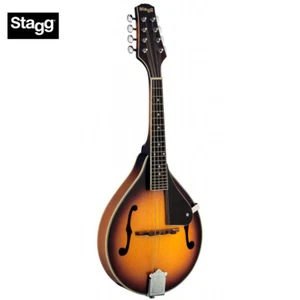 Stagg M40 S Acoustic Bluegrass Mandolin w/ Solid Spruce Top Sunburst Finish - Picture 1 of 1