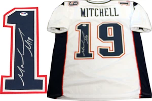 Malcolm Mitchell Autographed New England Patriots Custom White Jersey (PSA) - Picture 1 of 4