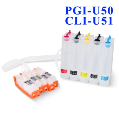 PGI-150 CLI-151 CISS for Canon MG5410 MG5510 MG5610 MG6410 MG6610 IP7210 MX721 - Image 1 of 4