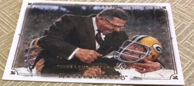 2008 Upper Deck Masterpieces Vince Lombardi #86 HOF - Image 1 of 2