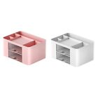2 Stück Rosa + Weiß Einfache Transparente Schubladen-Aufbewahrungsbox Für K1217