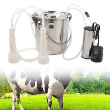 Przenośna elektryczna dojarka próżniowa pompa impulsowa do mleka krowy kozy 5L