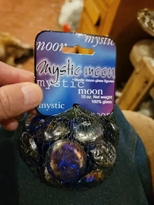 Mystic Moon Face Glass Gems Mega Marbles - Picture 1 of 4