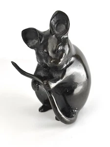 Bronze Mouse Sculpture - Picture 1 of 6