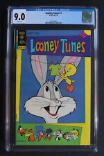 Looney Tunes #1 Gold Key 1975 Bugs Tweety Wile E Road Runner Foghorn CGC 9.0