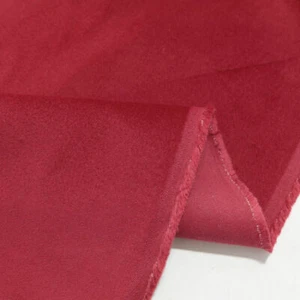 Samt als Baumwoll-Stoff Stretch Bekleidungsstoff weiche Deko Meterware Rot - Bild 1 von 2
