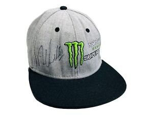 2013 Ryan Villopoto Signed Monster Energy SnapBack Hat AMA Supercross Motocross