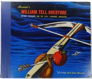 ROSSINI ARTURO TOSCANINI William Tell Overture Box Set VICTOR 10" 78rpm DM 605 - Picture 1 of 3