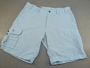 Fjallraven Shorts Mens Size 50 Beige Outdoor Hiking Mountain G-1000 Trekking - Picture 1 of 15