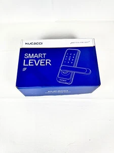 Cerradura inteligente de entrada sin llave con manija: cerradura de puerta inteligente Kucacci - cerradura de puerta con teclado - Imagen 1 de 4