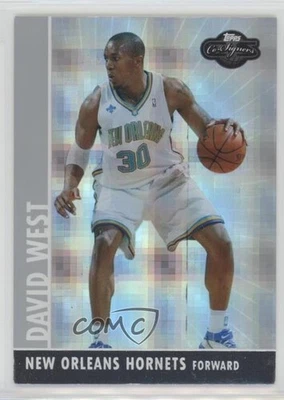 2008-09 Topps Co-Signers Silver Hyper /25 David West #60 - Image 1 of 2