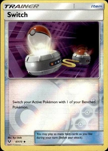 Pokemon Reverse Holo Switch Shining Legends 67/73 LP - Picture 1 of 2