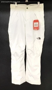 NWT The North Face Girls White Freedom Insulated Snow Pants - Size L 14/16 - Picture 1 of 8