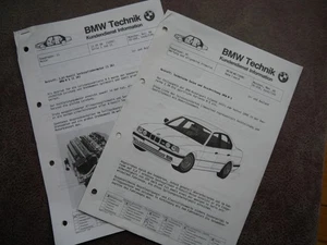 Genuine BMW Technik KD Information M5 E34 3.6L S38 315bhp Engine Internal - Picture 1 of 8