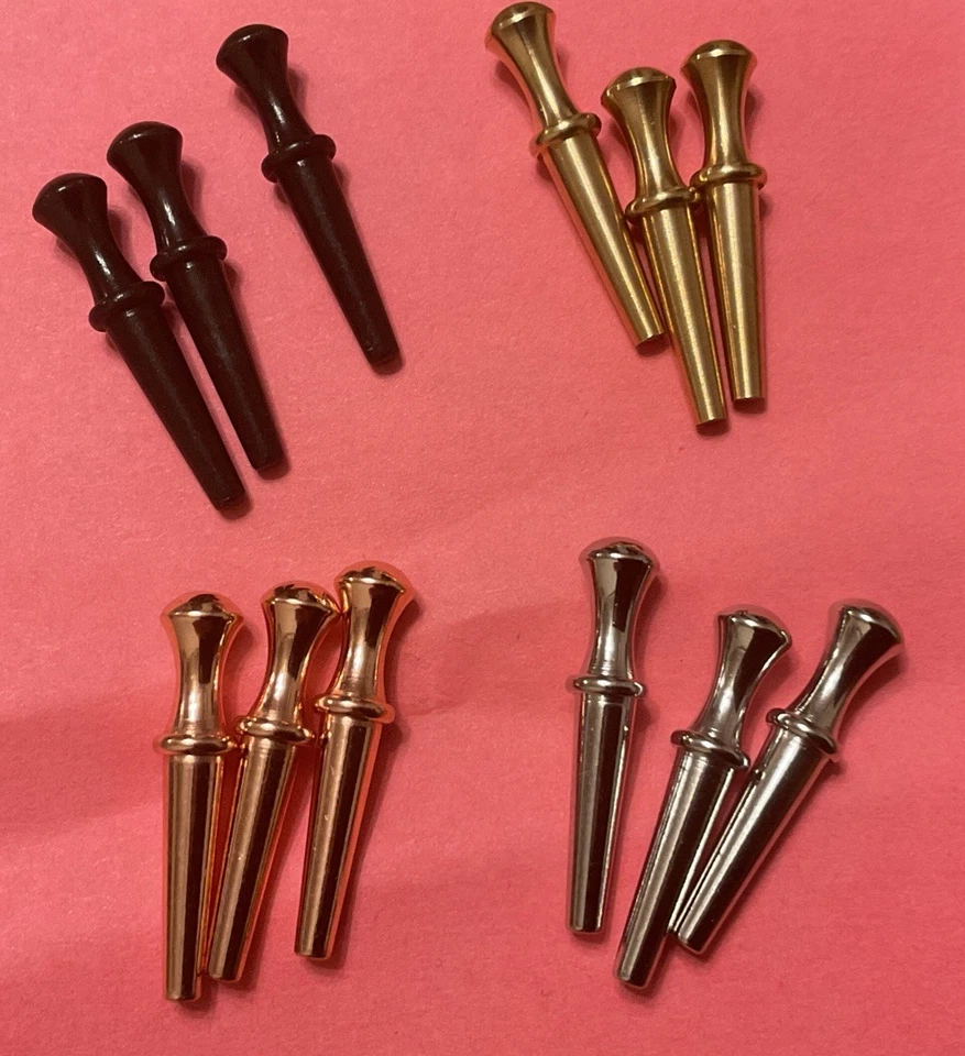 12 Metal Cribbage Board Pegs In 4 Colors  Fit 1/8” Holes, 1 inch Long, USA Ship - Image 1 of 1