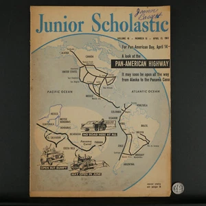Vintage Junior Scholastic - April 13, 1960 - A Look At The Pan-American Highway - Picture 1 of 11
