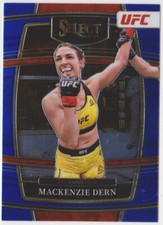 2022 Panini Select Mackenzie Dern #10 UFC Concourse Level Blue