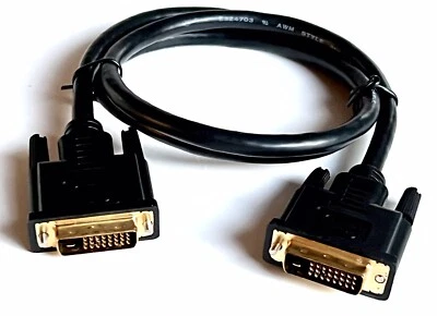 InLine DVI-D Anschlusskabel Premium digital 24+1 St/St Dual Link 1m - Bild 1 von 2