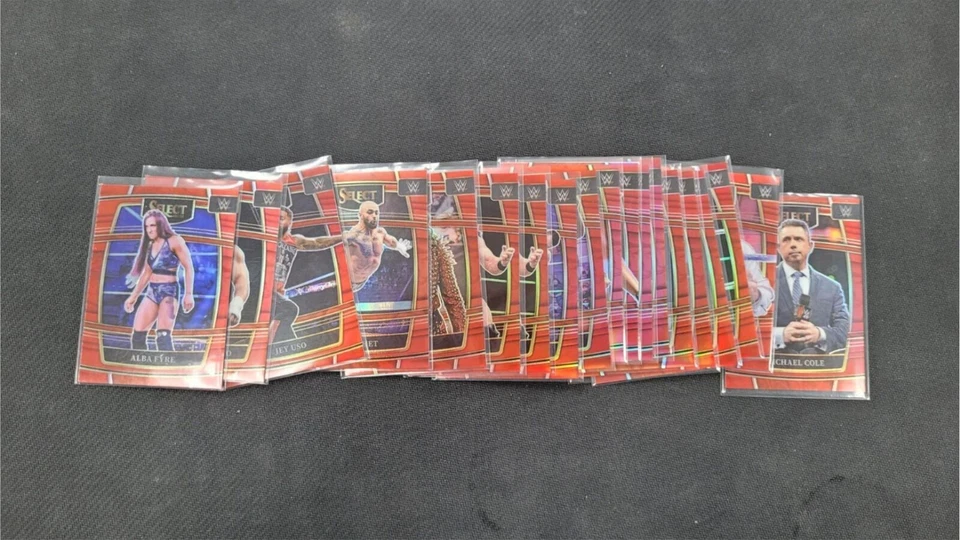2022 Panini Select WWE Concourse Red Prizm /249 #1-100 Pick Your Card Set Build - Image 1 of 1