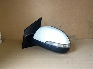 SSANGYONG KORANDO 2015 N/S PASSENGER ELECTRIC WING MIRROR WHITE WAA - Picture 1 of 7