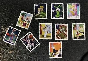 2020USA #5494-5503 Forever Bugs Bunny - Set of 10 Singles mint postage rabbit - Picture 1 of 1